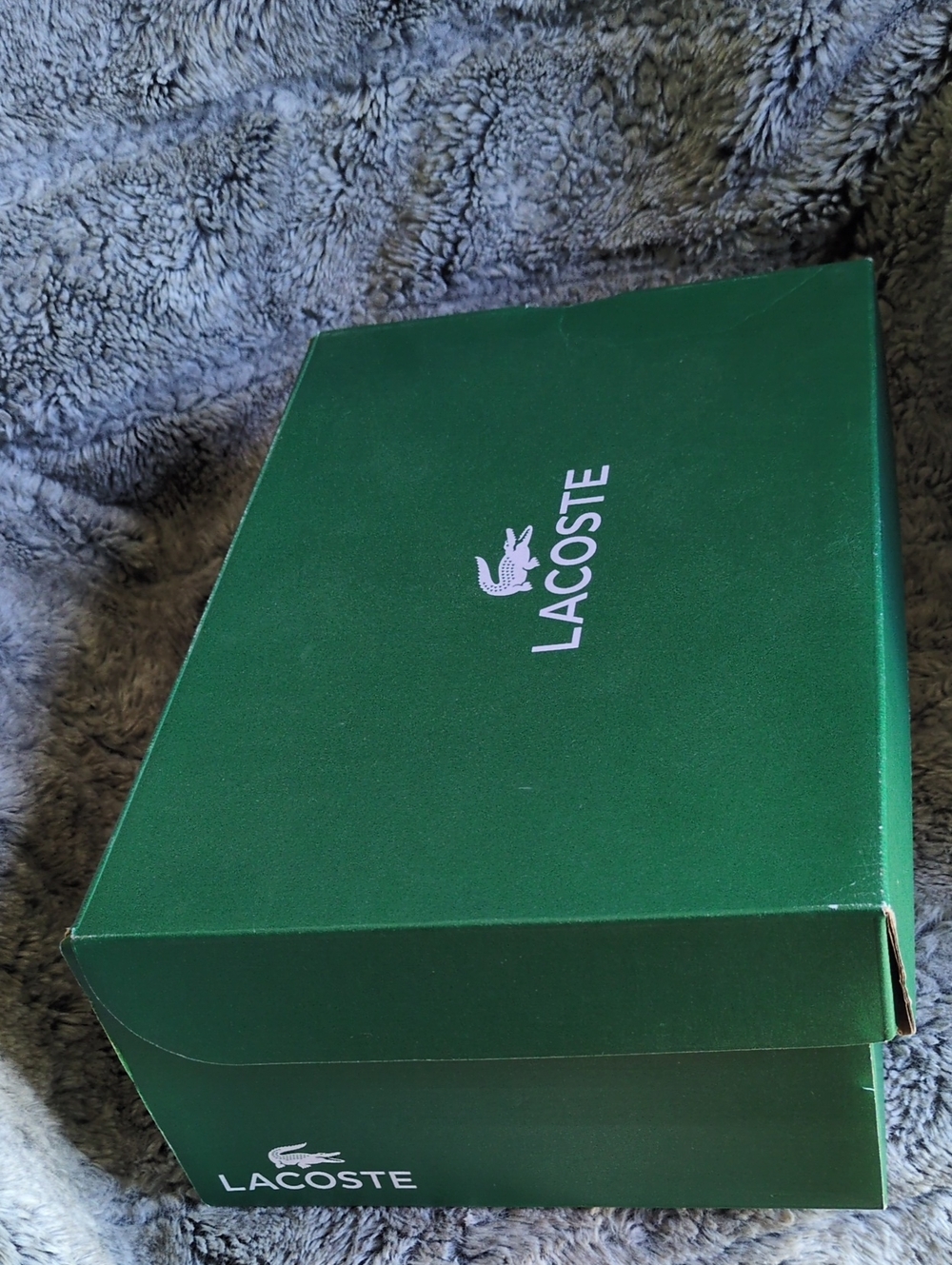 Lacoste Men’s Hydez White & Green Leather Sneaker Sz 9 - Picture 5 of 5